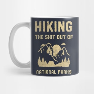 Hiking National Parks Design Mug